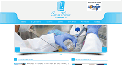 Desktop Screenshot of labsantamaria.com.br